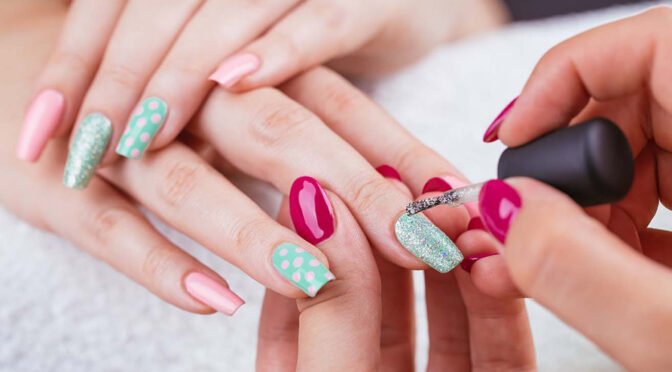 What type of Manicure is the least damaging?